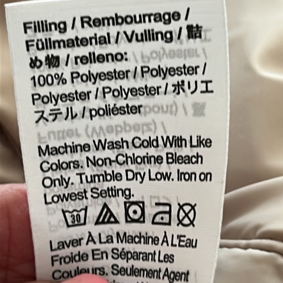 Reversibile Quilted Faux Shearling Jacket in Wet Sand - Picture 9 of 14